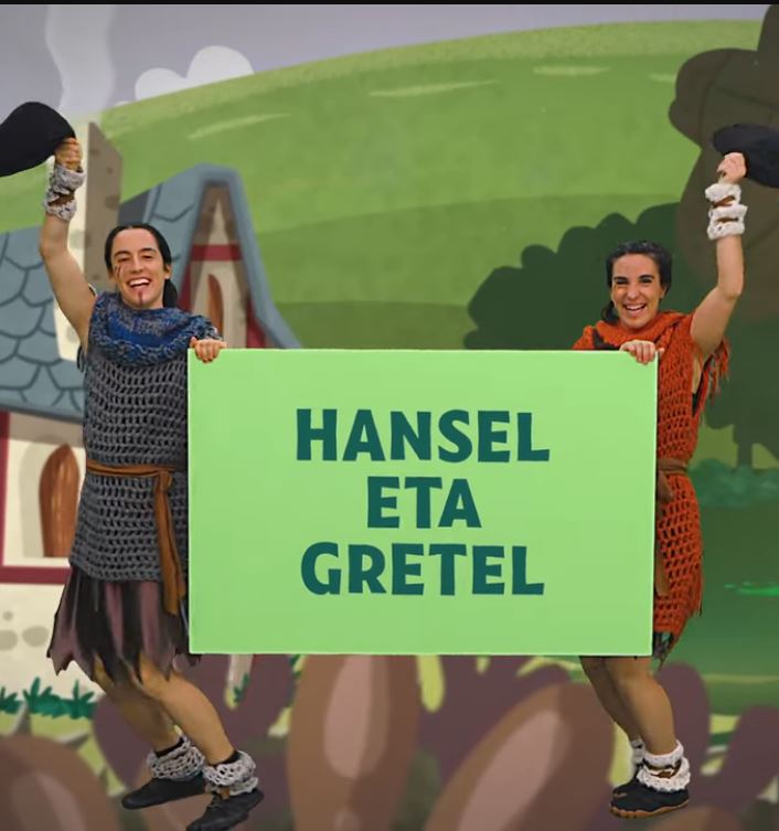 Hansel eta Gretel abestiaren karatula
