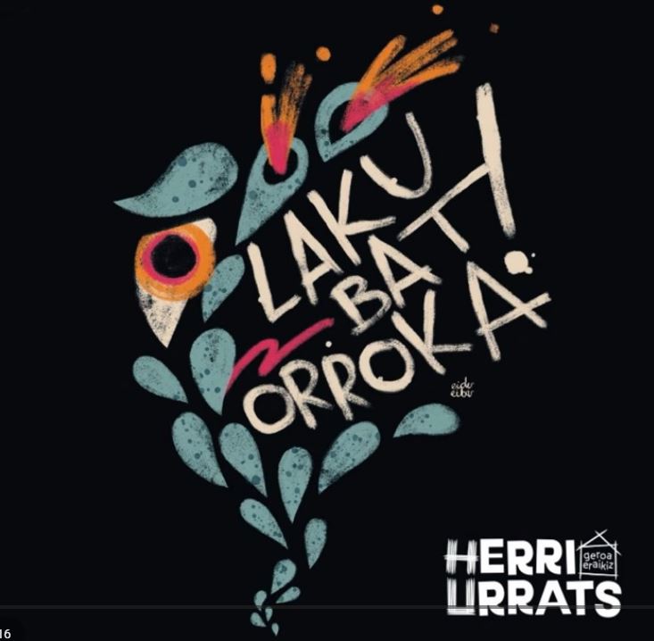 Laku bat orroka abestiaren karatula