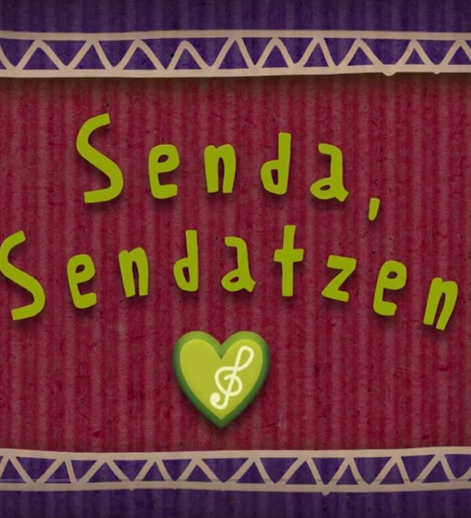 Senda sendatzen abestiaren karatula