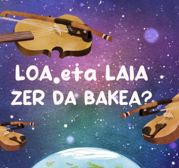Zer da bakea? abestiaren karatula