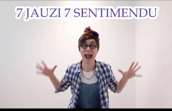 7 jauzi 7 sentimendu abestiaren karatula