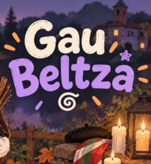 Gau beltza abestiaren karatula