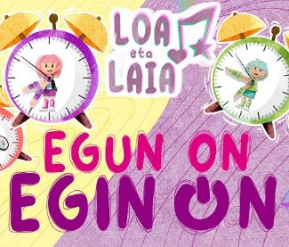 Egun on, egin on abestiaren karatula