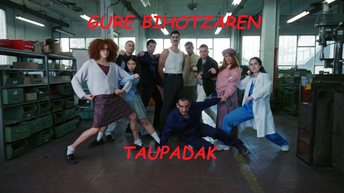 Gure Bihotzaren Taupadak (Euskaraldia 2025) abestiaren karatula