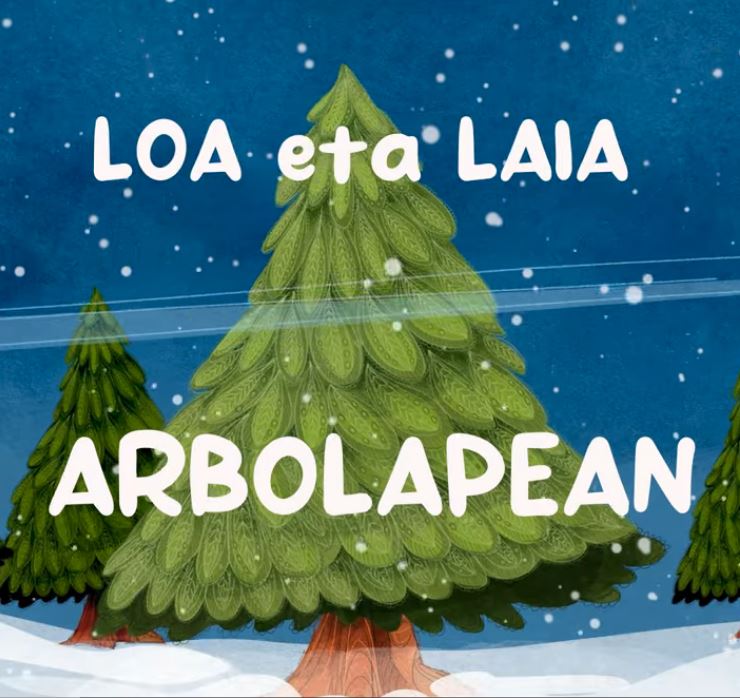 Arbolapean abestiaren karatula