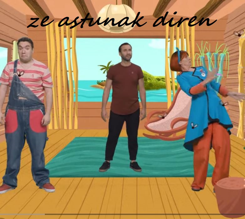 Ze astunak diren abestiaren karatula