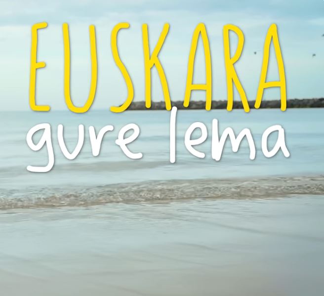 Euskara, gure lema abestiaren karatula