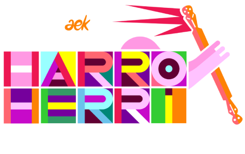 Harro herri (23. Korrika) abestiaren karatula